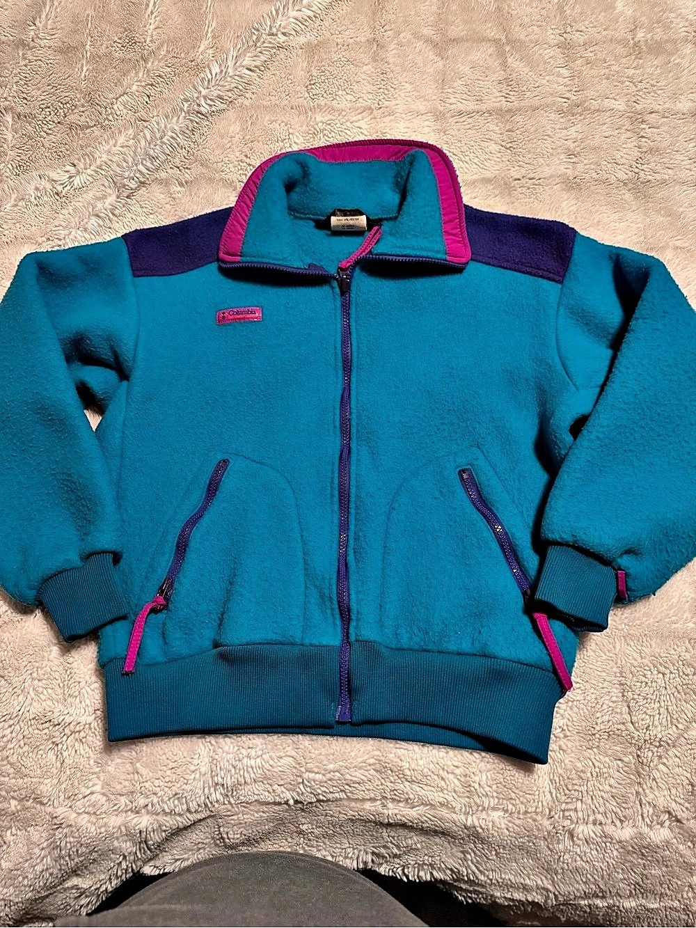 Columbia Vintage Columbia Colorblock Fleece Jacket Vintage Colorblock Fleece